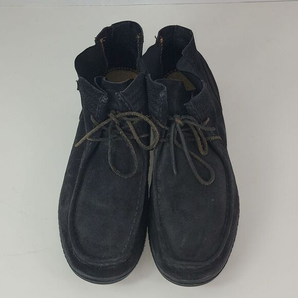 Diesel Bellow Black Suede Lace Up Chukka Men's Boots - Picture 9 of 15